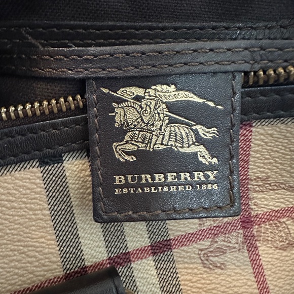 Burberry Nova Plaid Boston Bag - Picture 13 of 14
